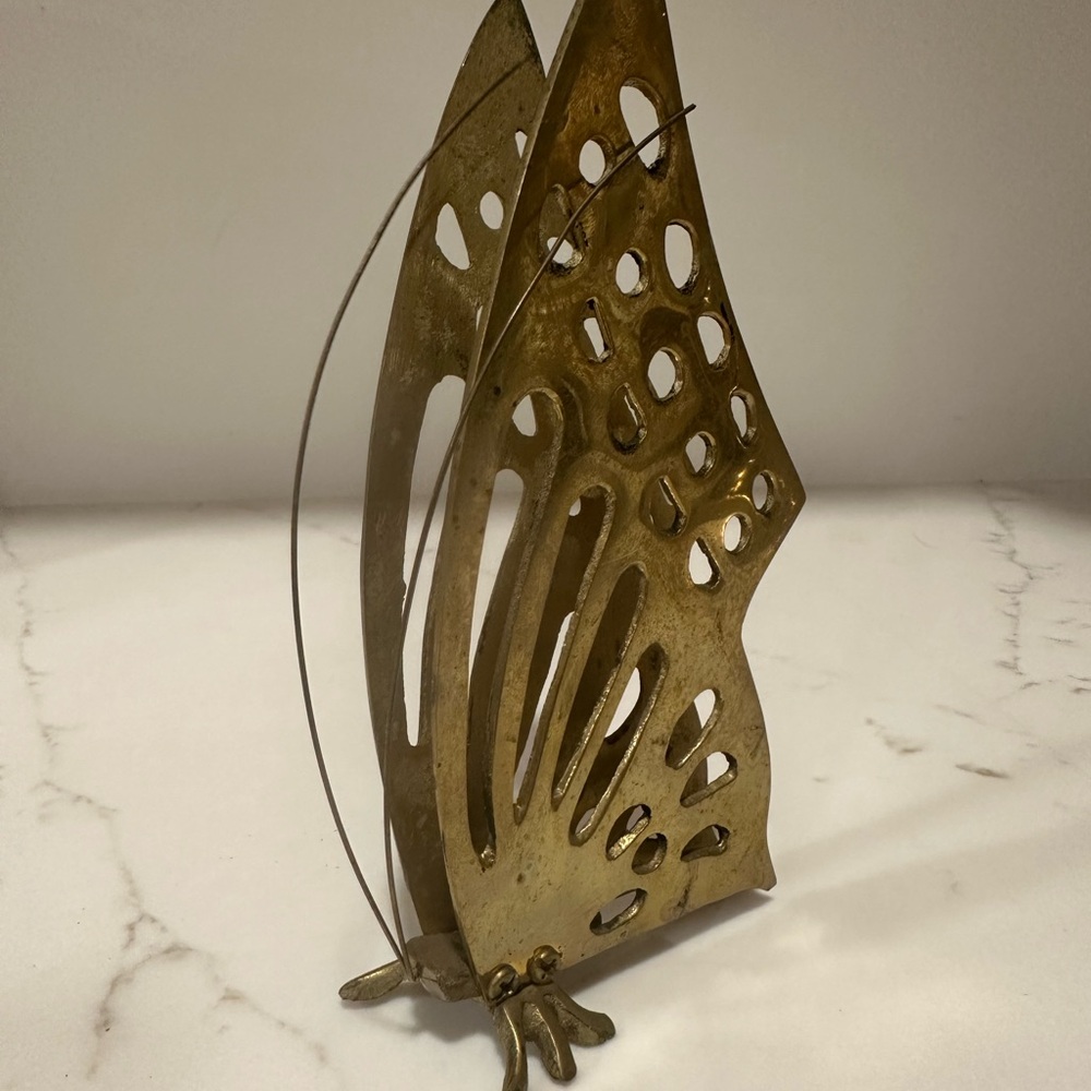 Vintage Brass Butterfly | Dainty Home Decor & Trinket